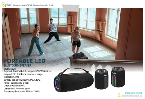 Portable LED Bluetooth Speake