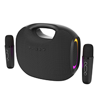 Portable Bluetooth Karaoke Speaker with Dual Wireless Microphones ESB8329B